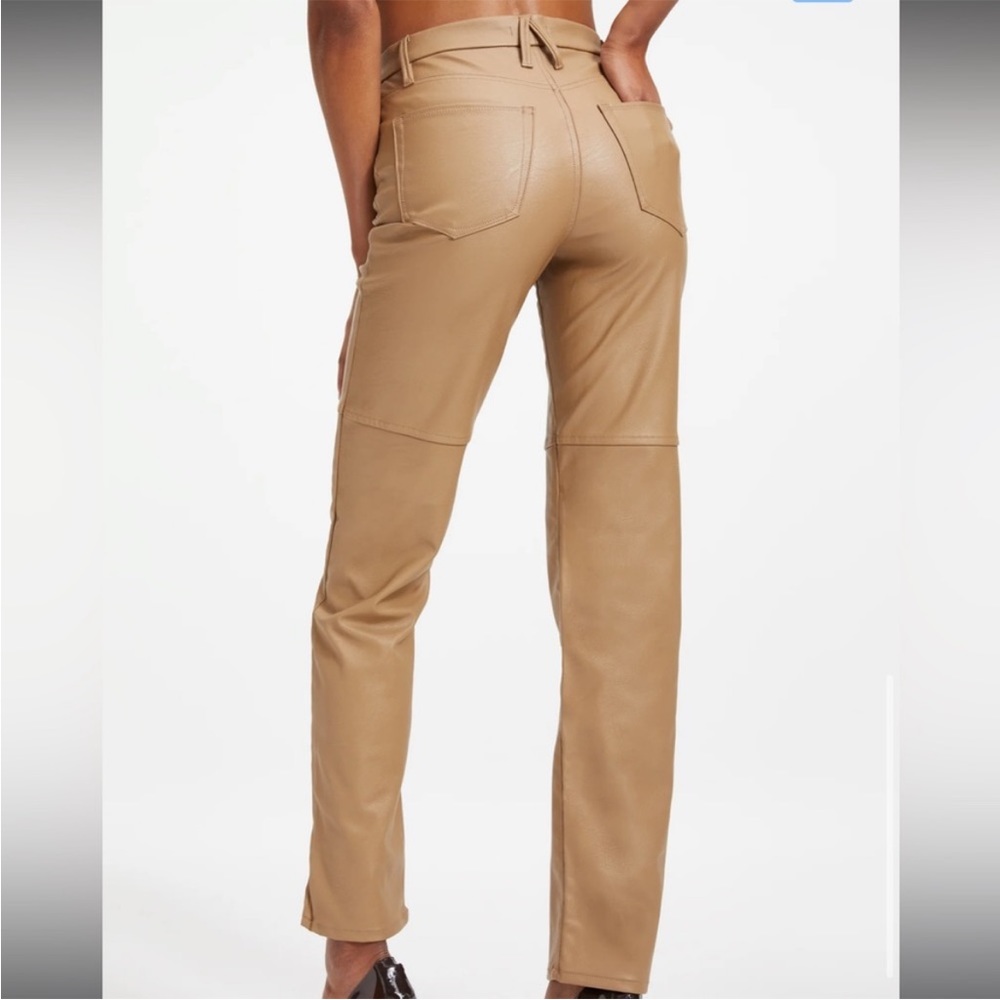 Good American Good Boy Faux Leather Pants - Picture 4 of 16